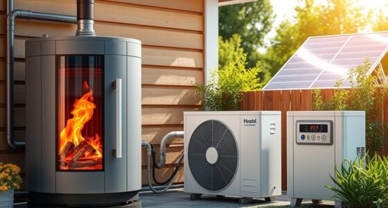 biomass and heat pump systems