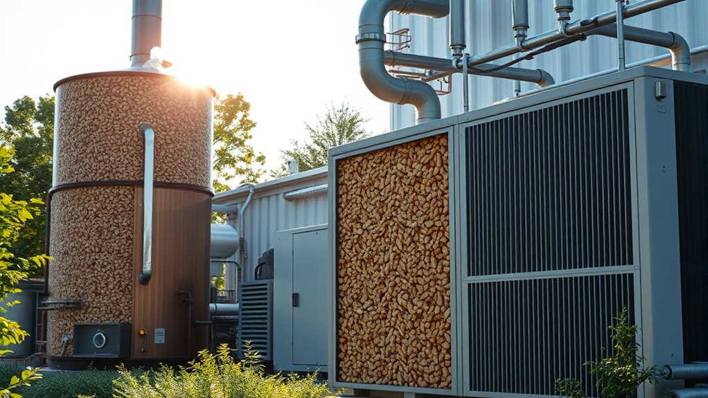 biomass heat pump hybrid