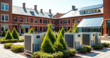 campus institutional heat pumps