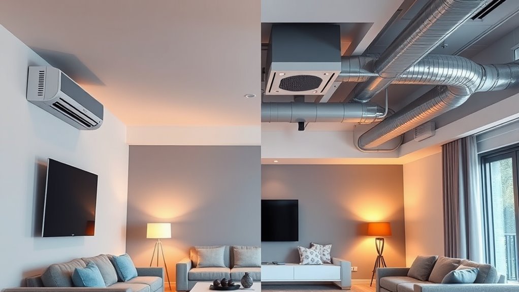 ductless vs ducted heating