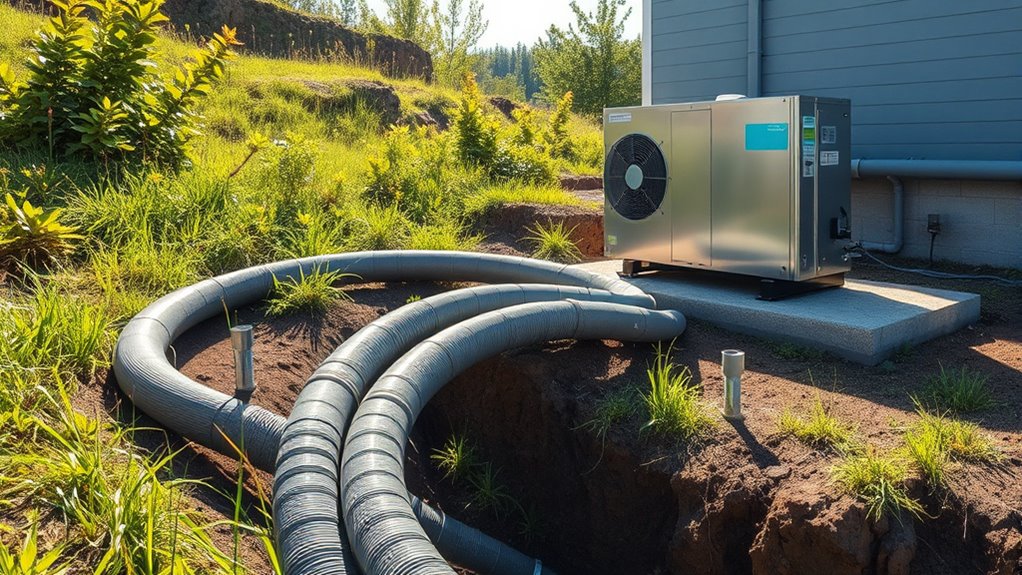 efficient earth source climate control