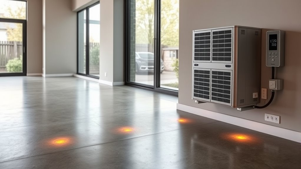 efficient radiant heat integration