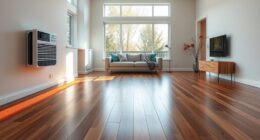 floor heating and heat pump