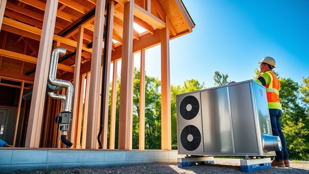 heat pump new home integration