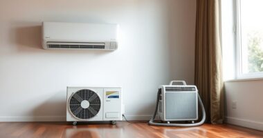 heat pump vs portable ac