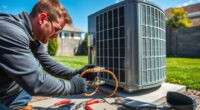 installing heat pump system