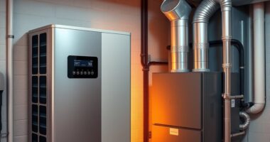 integrated heat pump furnace