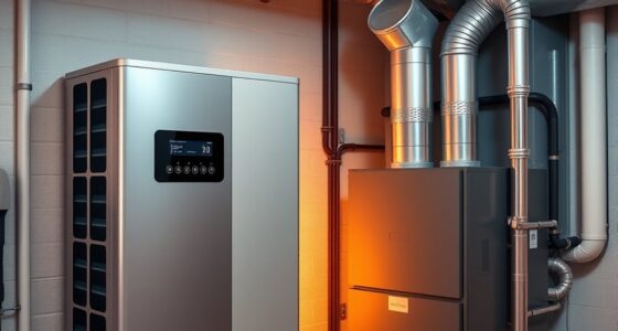 integrated heat pump furnace