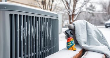 prepare heat pump for winter