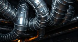 reducing duct heat loss