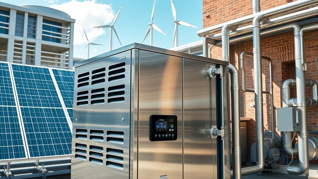 renewable powered district heat pumps