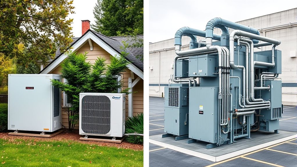 residential vs commercial efficiency