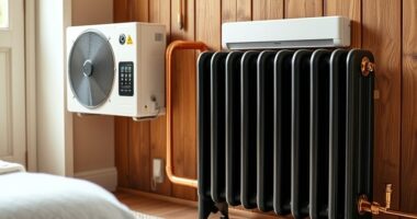 upgrading radiators with heat pumps
