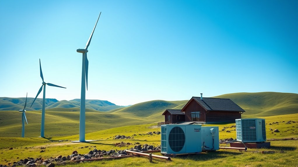 wind heat storage independence