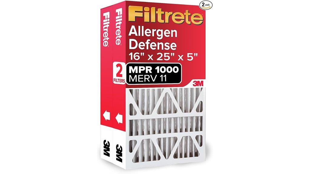 16x25x5 air filters