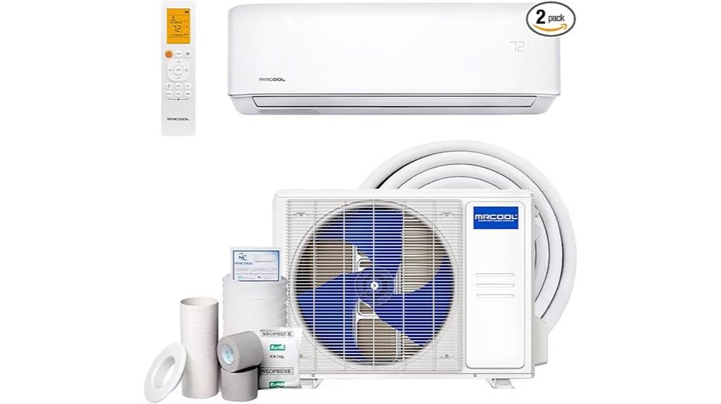 18000 btu ductless system