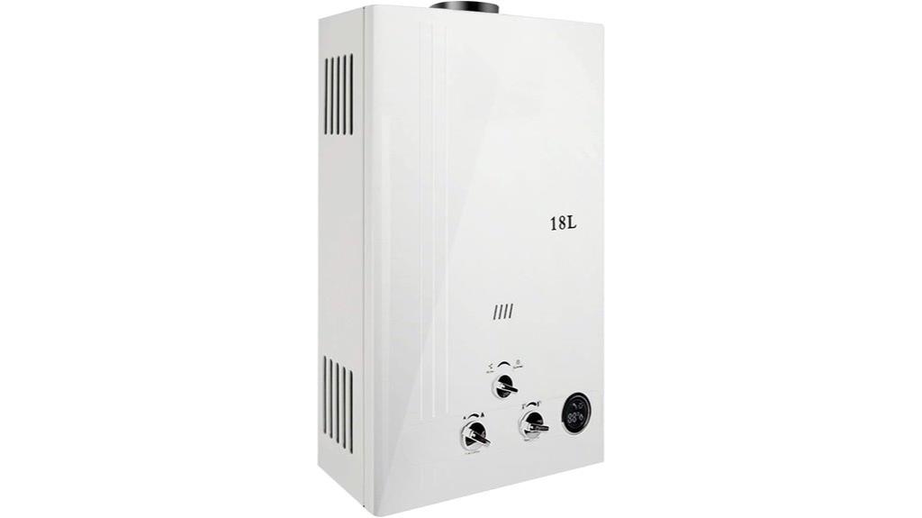18l lpg water heater