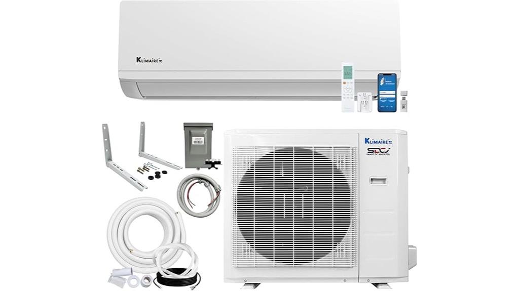 24 000 btu ductless system