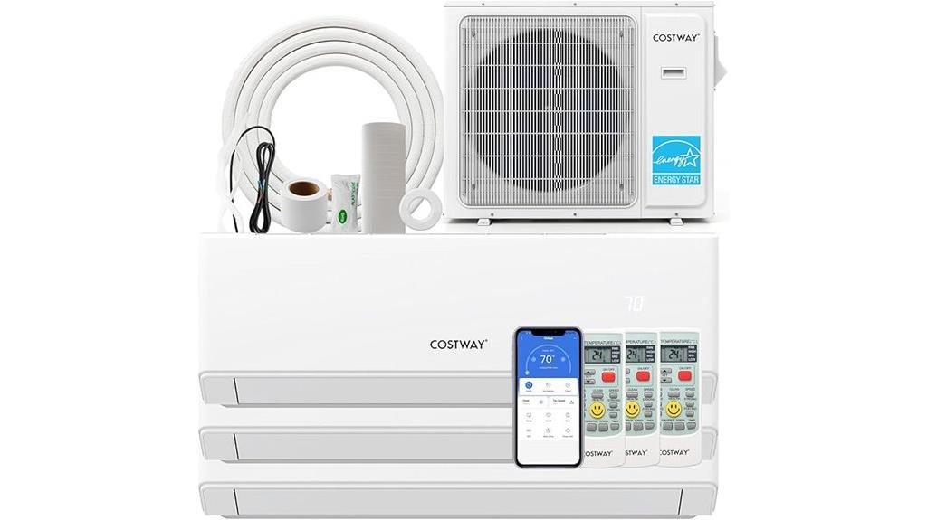 30 000 btu tri zone ac