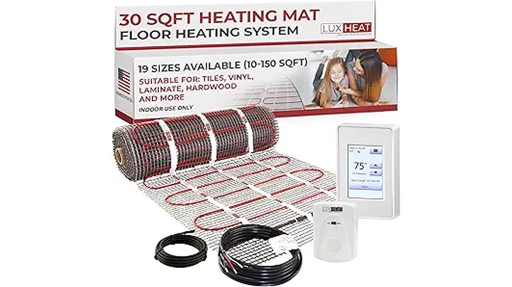 30 sqft floor heating kit
