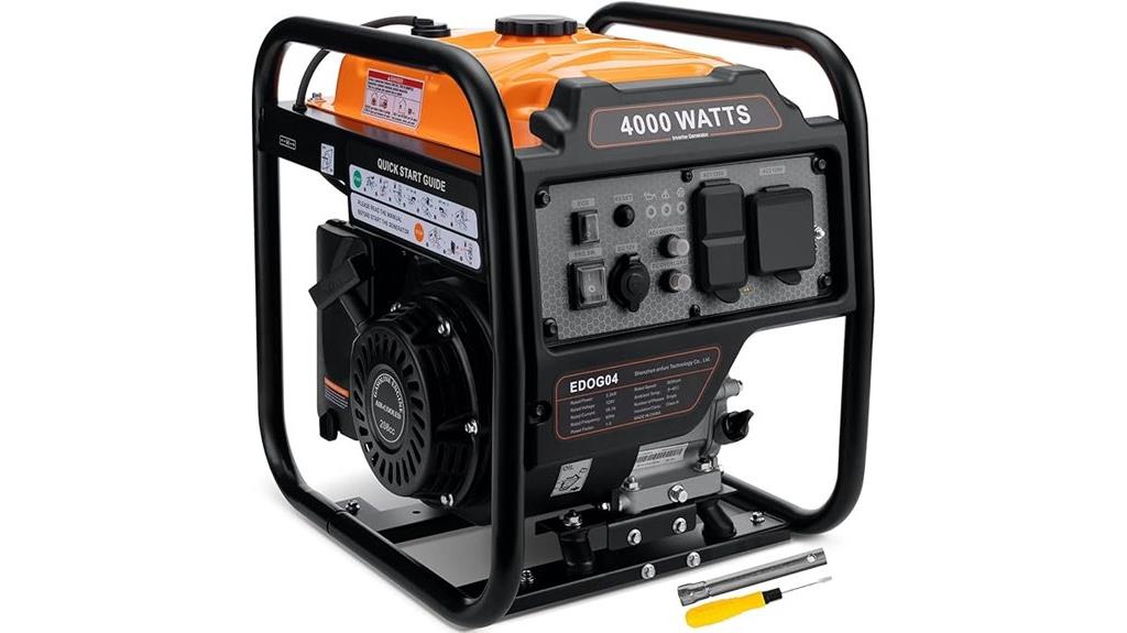 4000w portable gas generator