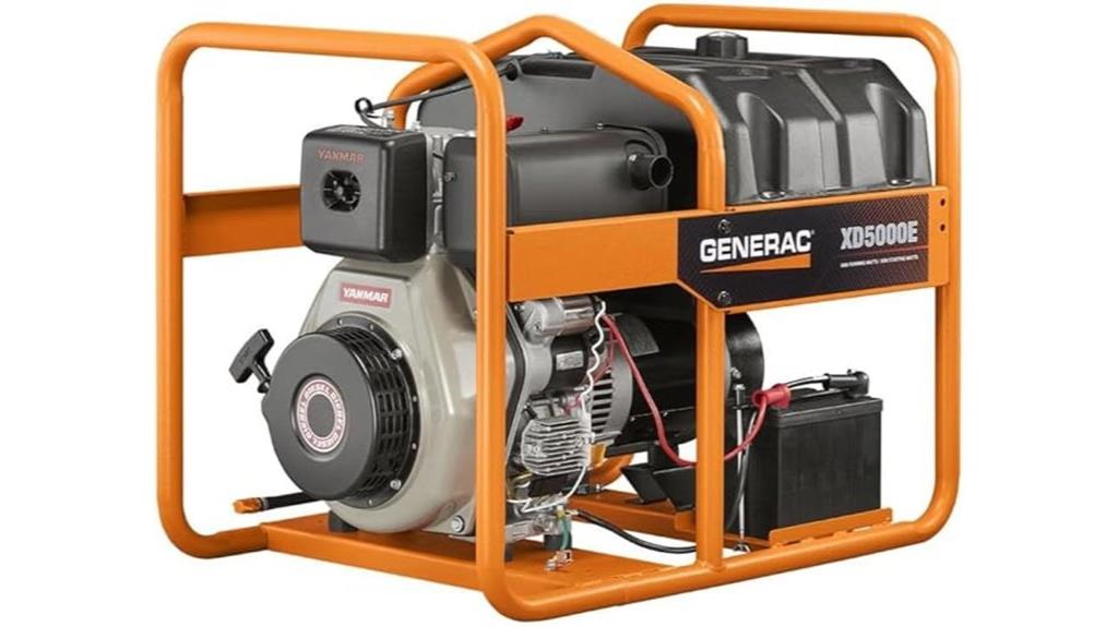 5000 watt diesel portable