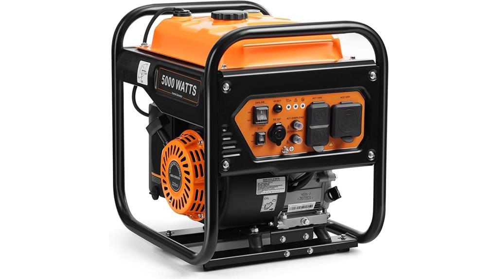 5000 watt gas generator