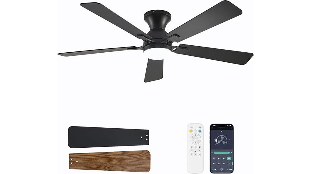 52 inch dimmable ceiling fan
