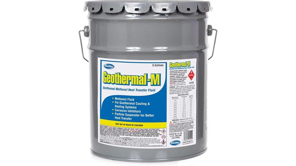 5 gallon geothermal fluid