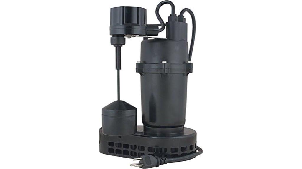 5 speed aluminum sump pump