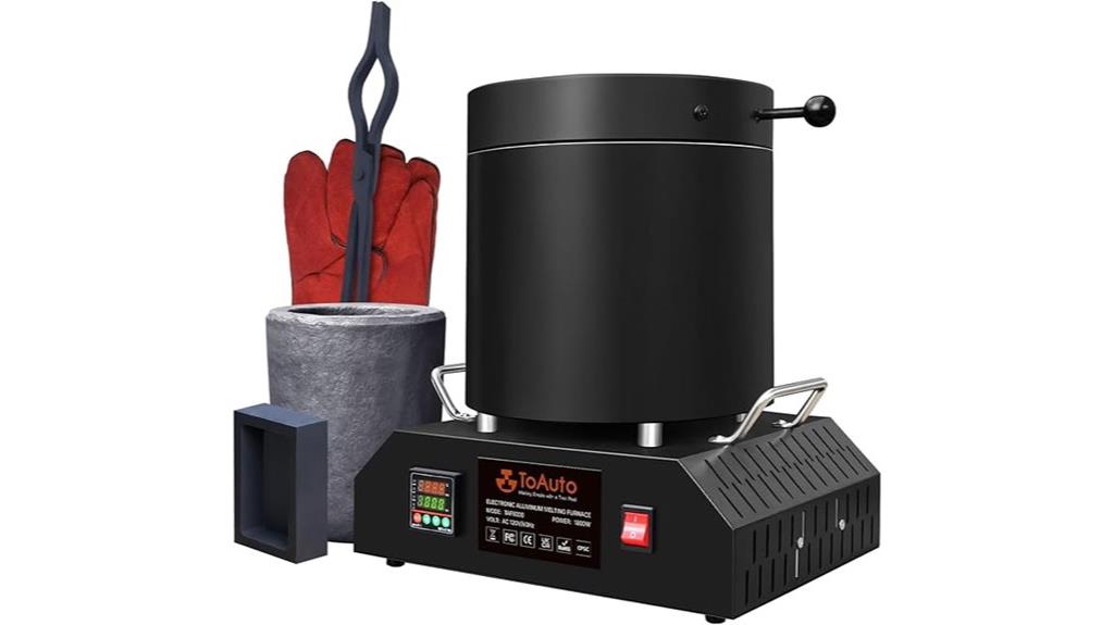 8kg aluminum melting furnace