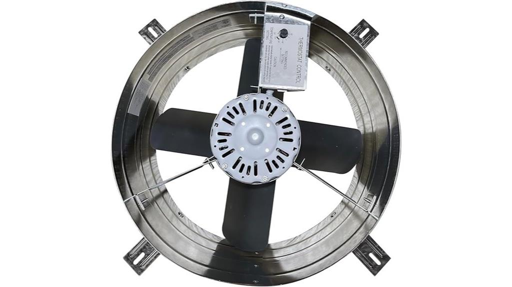 attic gable mount fan