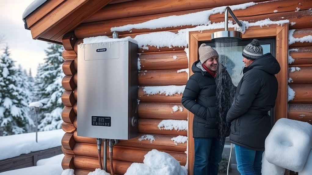 cold climate water heater features