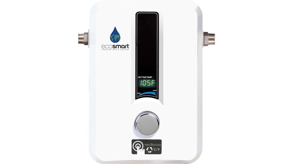 compact electric water heater