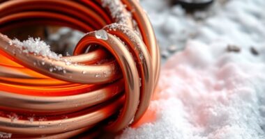 condensate line freeze prevention