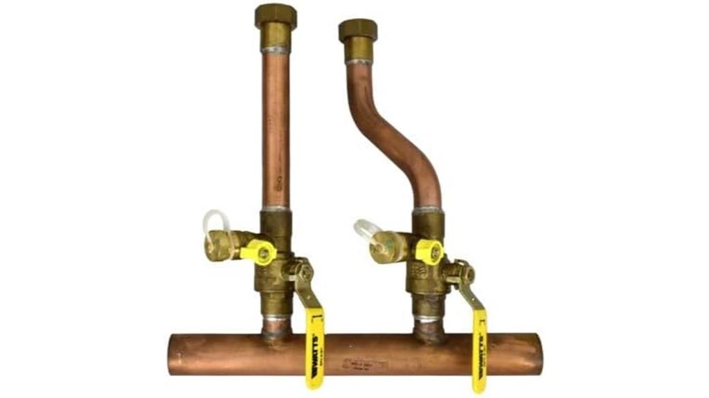 copper piping manifold for boilers