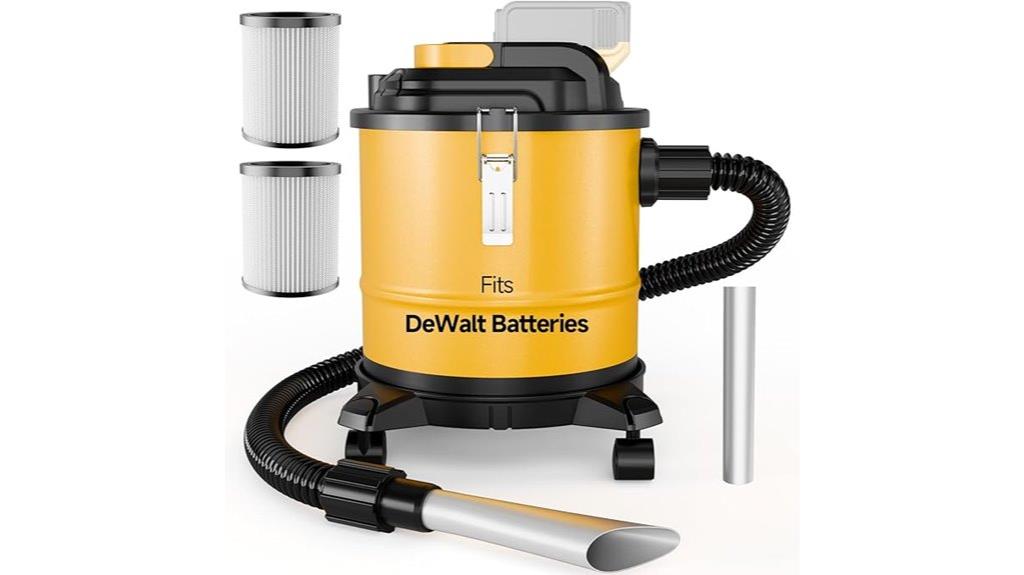cordless pellet stove vacuum