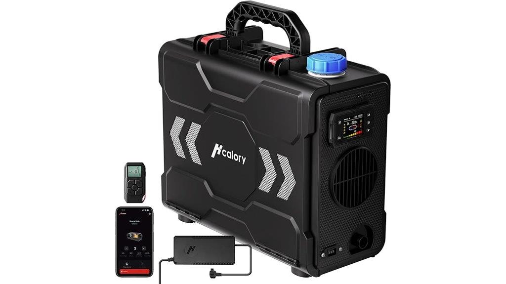 diesel heater with controls