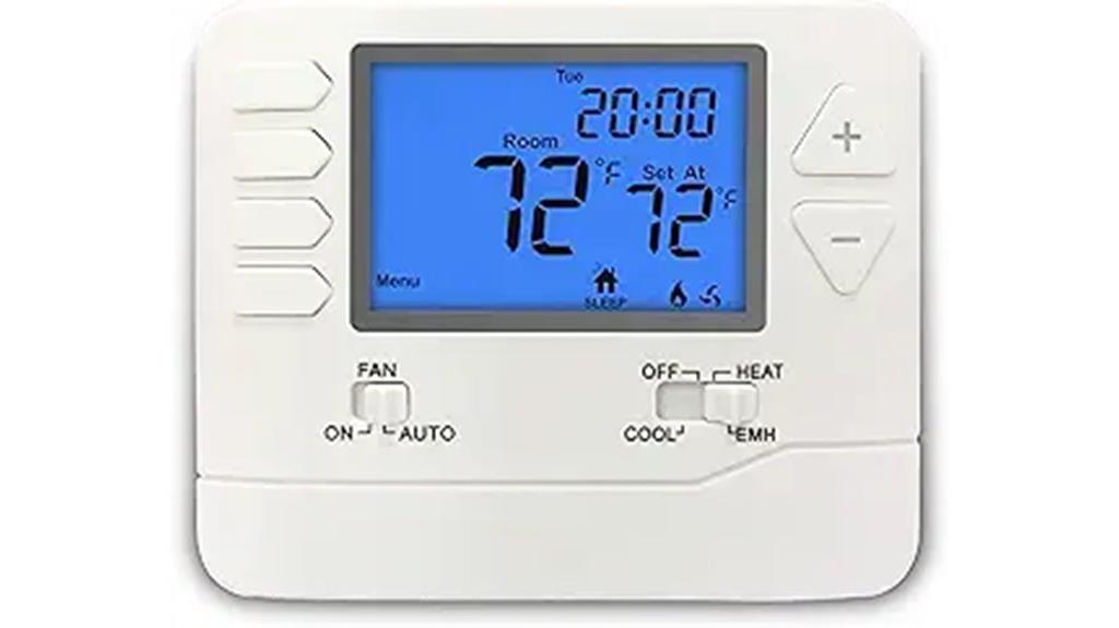 digital home thermostat display
