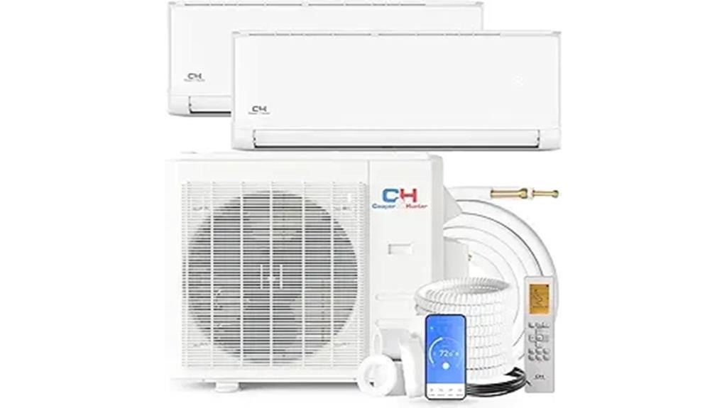 dual zone 18000 btu ac