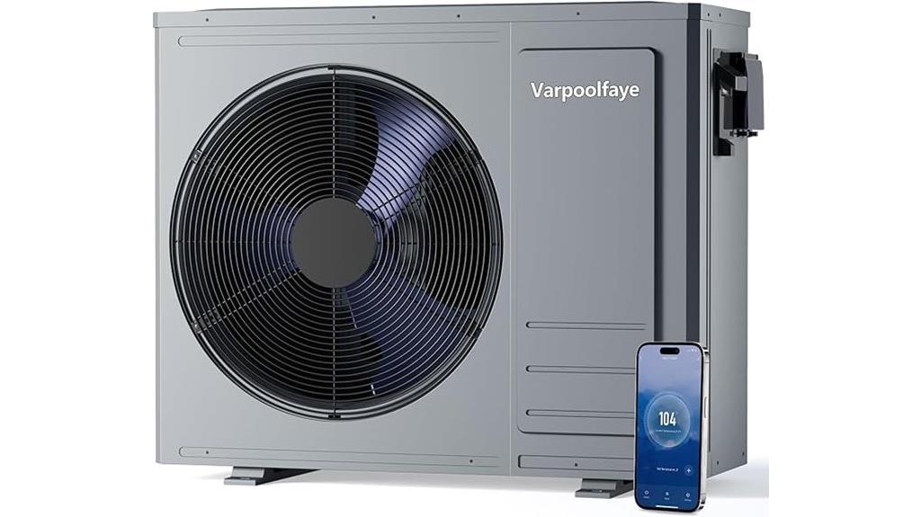 electric pool heater capacity