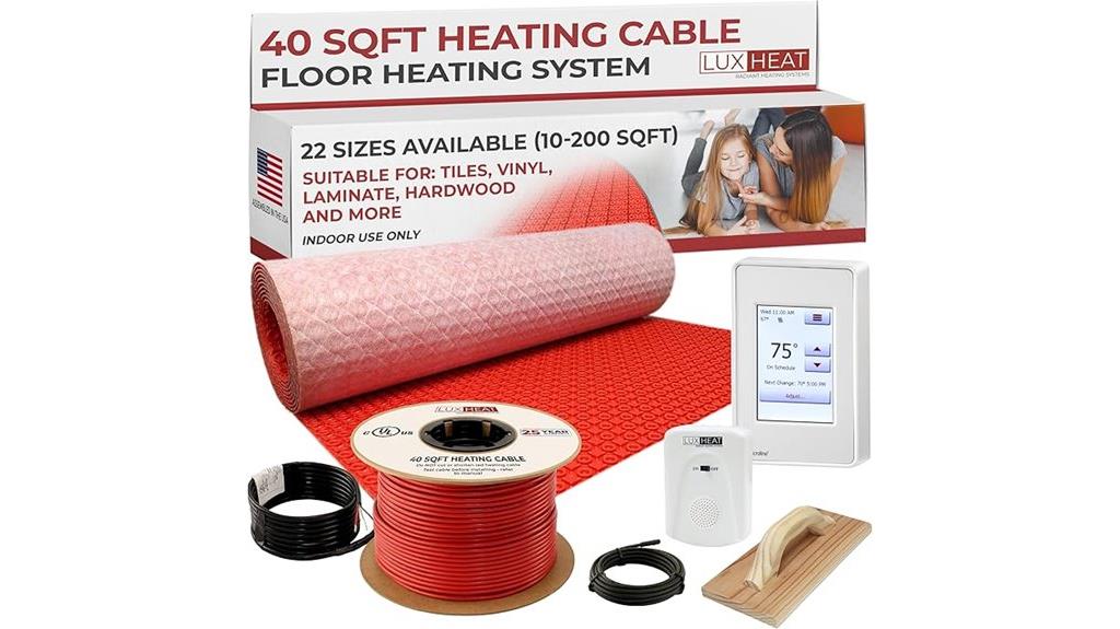 electric radiant floor heating