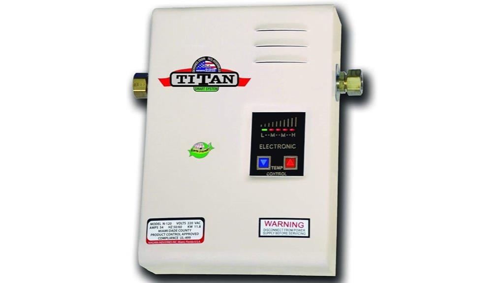 electric tankless water heater
