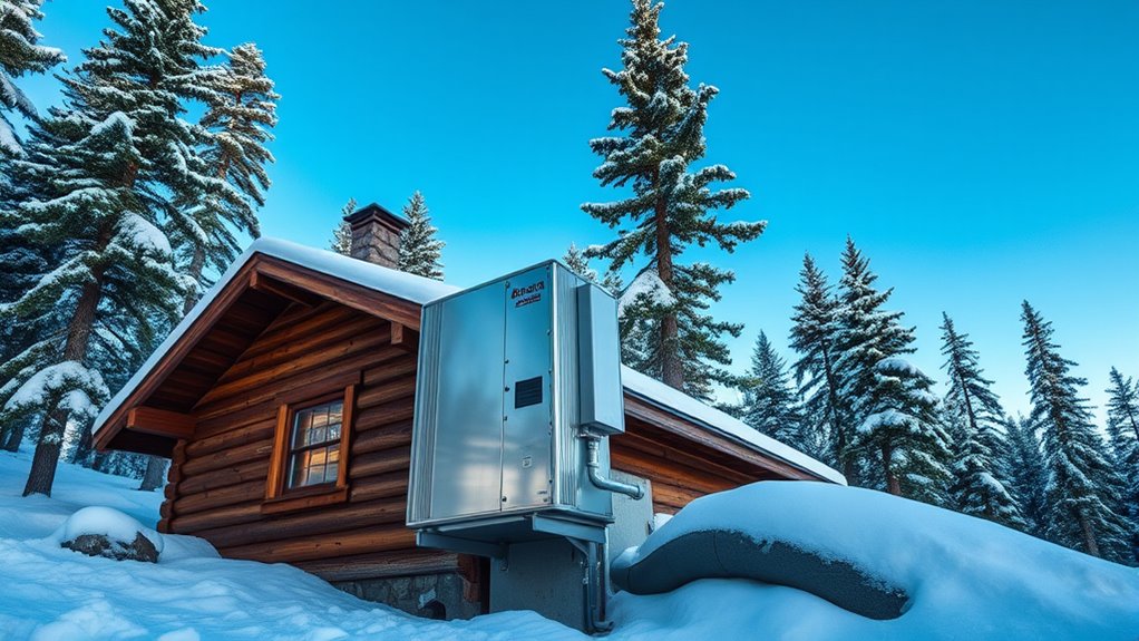 energy efficient off grid heating