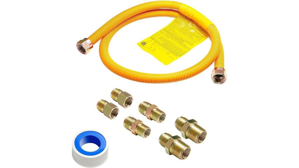 flexible gas connector kit