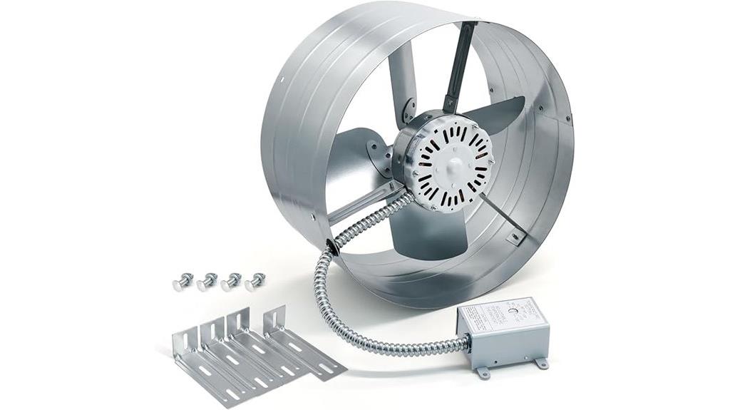 gable mount attic fan