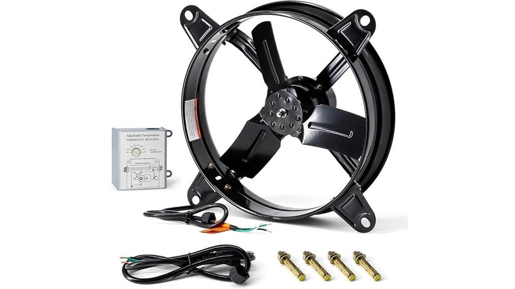 gable mount attic fan