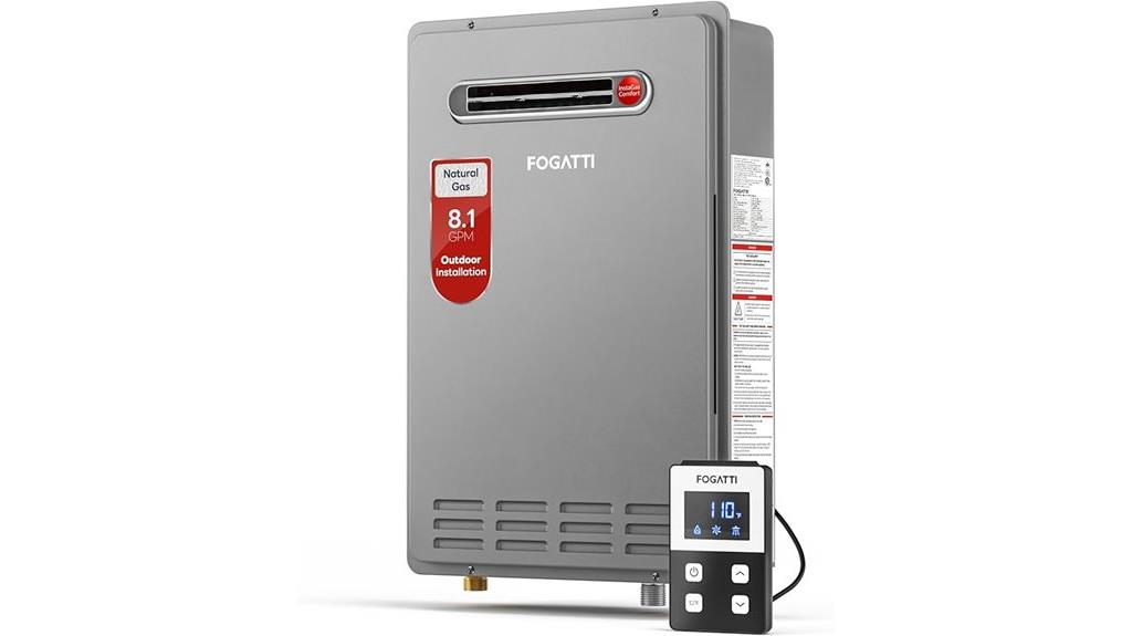 gas tankless water heater