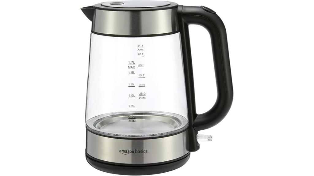 glass carafe electric kettle