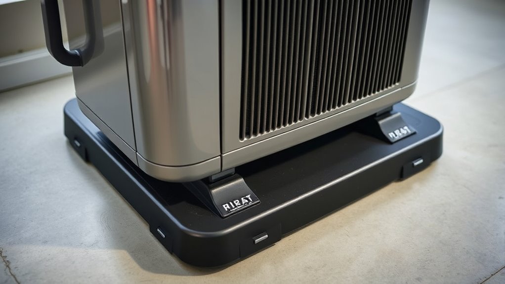 heat pump vibration isolation